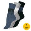Ponožky dámské THERMO - vločky - 3 páry | Velikost: 35-38