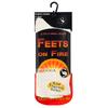 Ponožky dámské FEETS ON FIRE - bílé | Velikost: 36-40 | Bílá
