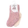 2x vlněné ponožky pro miminka, dívka | Velikost: 0-1