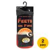 Pánské ponožky FEETS ON FIRE - 2 páry | Velikost: 41-45 | Šedá