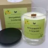 Sójová svíčka s dřevěným knotem - Bergamot & Verbena