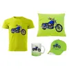 Dětský dárkový set motorka Harley | Velikost: 110 | Limetkové