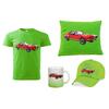 Dětský dárkový set auto Ford Mustang Shelby | Velikost: 110 | Zelené