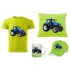 Dětský dárkový set s traktorem New Holland | Velikost: 110 | Limetkové