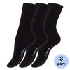 Ponožky Vincent Creation - bio bavlna (3 páry) | Velikost: 39-42 | Černá