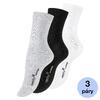 Ponožky Yenita (bio bavlna, 3 páry) - mix barev | Velikost: 35–38