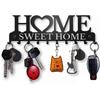 Kovový věšáček - Home sweet home