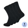 Ponožky pánské COMFORT - 4 páry | Velikost: 39-42 | Černá
