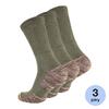 Ponožky outdorové Stark Soul - 3 páry | Velikost: 39-42 | Zelená