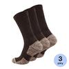 Ponožky outdorové Stark Soul - 3 páry | Velikost: 39-42 | Hnědá