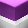Jersey napínací prostěradlo | Rozměr: 90 x 200 | Fialová