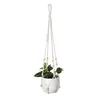 Macrame závěs na květináč - 019