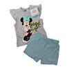 Dívčí kojenecké pyžamo s kraťasy a krátkým rukávem - Minnie | Velikost: 62 | Bílá/modrá