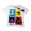 Chlapecké triko s krátkým rukávem - Star Wars | Velikost: 110 | Bílá