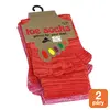 2 páry dámských ponožek - prstové bavlněné TOE SOCKS - červená/růžová | Velikost: 36-41