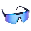 Černé brýle Kašmir Sport Sunrise SS02 - skla modrá zrcadlová