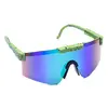 Zelené brýle Kašmir Sport Sunrise SS09 - skla modro-zelená zrcadlová