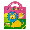 Říkadla se samolepkami - Zvířátka - nalep a maluj