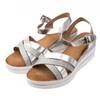 Dámské odlehčené sandálky - Stříbrné | Velikost: 36 | Stříbrná