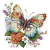 Kamínkový obraz - motýl