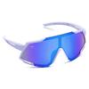 Bílé sportovní brýle Kašmir Sport Shark SSD03 - skla modrá zrcadlová | Balení: Bez krabičky