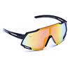 Černé sportovní brýle Kašmir Sport Shark SSD04 - skla oranžová zrcadlová | Balení: Bez krabičky