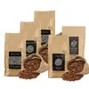 Set s kávovými zrny v čokoládě (Brazil + Costa Rica + Brazil/India + Costa Rica/India), 4x 250 g