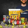 Beerboxeo plné prémiových ležáků s pivním tričkem Just Drink It | Velikost: S