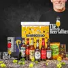 Beerboxeo plné prémiových ležáků s pivním tričkem Beerfather | Velikost: S