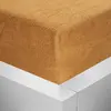 Froté napínací prostěradlo | Rozměr: 90 × 200 cm | Béžová