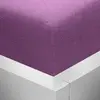 Froté napínací prostěradlo | Rozměr: 90 × 200 cm | Fialová