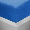 Froté napínací prostěradlo | Rozměr: 90 × 200 cm | Královsky modrá