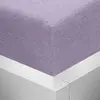 Froté napínací prostěradlo | Rozměr: 90 × 200 cm | Světle fialová