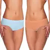 Bezešvé kalhotky culotte 2 ks | Velikost: S/M | Azurová, broskvová