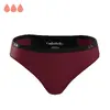 Menstruační kalhotky Univers pro střední až silnější menstruaci | Velikost: XS | Bordó – embosovaná