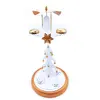 Andělské zvonění - White/gold set + 8 ks svíček + miska
