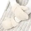 Vlněné rukavice z MERINO vlny, přírodní | Velikost: S