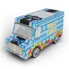 Vánoční modrý Food Truck plný sušeného masa (7x jerky)
