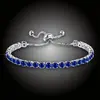 Okouzlující náramek Virginia Royal Blue s třpytivými krystaly