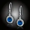 Náušnice Brillance Gabriella Royal Blue