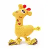 Plyšová žirafa pro psa 21 cm | Žlutá