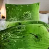Mikroflanelové povlečení - Pampeliška zelená
