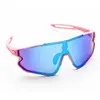 Růžové brýle Kašmir Sport Wave Polarized SWP5 - skla modrá zrcadlová