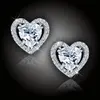 Náušnice La Diamantina Diamond Heart