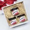 Dárkové balení: Arašídový, kakaový, lískoořechový slazený krém, 3× 230 g