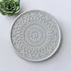 Sada podtácků Mandala | Balení: 2 ks | Světle šedá