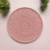 Sada podtácků Mandala | Balení: 2 ks | Oxidová červená