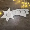 Vánoční kometa – dřevěný adventní svícen