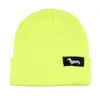 Pletená dětská zimní čepice ZD08 all neon yellow | Balení: Bez krabičky