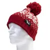 Klasický pletený zimní kulich Norway s bambulí ZN03 red | Balení: Bez krabičky